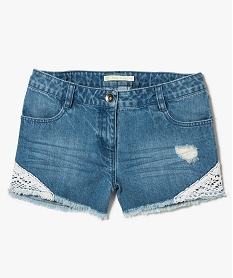 Macrame jean shorts online