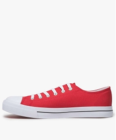 tennis homme dessus textile recycle - les supaires rouge vif9371601_3