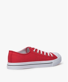 tennis homme dessus textile recycle - les supaires rouge vif baskets et tennis9371601_4