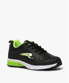 Basket noir discount et vert fluo