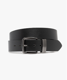 ceinture avec boucle carree en metal homme noir standard9437801_2