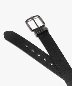 ceinture avec boucle carree en metal homme noir standard9437801_3