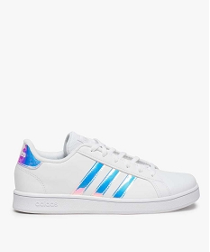 baskets femme a bandes irisees - adidas grand court k blancA072001_1