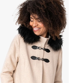 Manteau femme beige outlet et noir