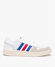 GEMO Basket homme style retro à lacets - Adidas Hoops 2.0 Blanc