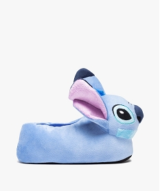 GEMO Chaussons fille pantoufle en forme Stitch - Disney bleu standard