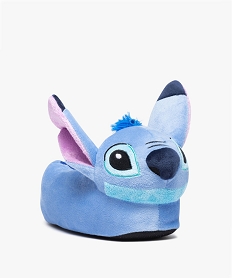 chaussons femme en volume tete de stitch - disney bleu standardE016901_2