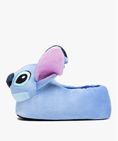 chaussons femme en volume tete de stitch - disney bleuE016901_3