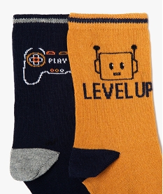 Lot de 3 paires de chaussettes à motif jeux vidéo