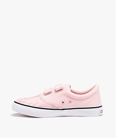 baskets en toile skateshoes a scratch fille - kappa nisio rose vifE404401_3