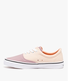 baskets en toile skateshoes femme - kappa nisio rose standardE405901_3