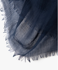 foulard extra fin en polyester recycle uni femme noir chine foulardsE413101_2