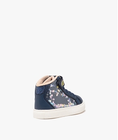 baskets mid-cut a motifs etoiles animes bebe fille bleu baskets et tennisE435201_4