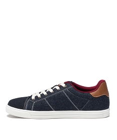 tennis en toile jean homme bleu chine baskets et tennisE477901_3