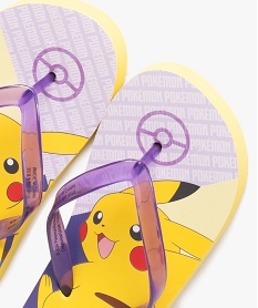 tongs fille a brides transparentes pikachu - pokemon violet standardE521301_3