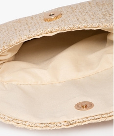 sac aspect raphia avec message brode fille beige sacs et cartablesE537501_3