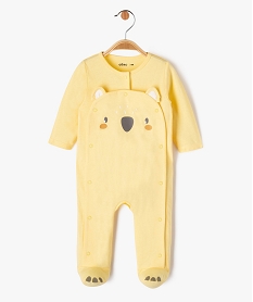 GEMO Pyjama dors-bien avec motif ourson bébé Jaune