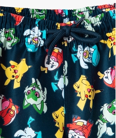 short de bain a motifs multicolores garcon - pokemon bleuE728101_2