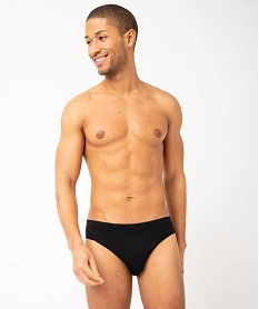 slip en coton stretch a taille elastiquee homme (lot de 3) grisE736601_3