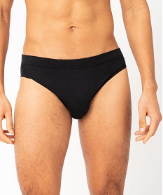 slip en coton stretch a taille elastiquee homme (lot de 3) grisE736601_4