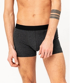 boxers en coton stretch homme (lot de 2) noir boxers et caleconsE738001_4