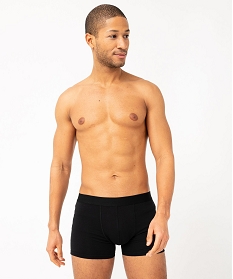 boxers en coton stretch homme (lot de 2) noir boxers et caleconsE739101_3