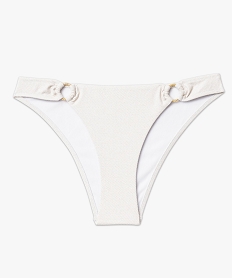 bas de maillot de bain paillete forme culotte femme blanc bas de maillots de bainE887201_4