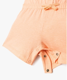 combishort sans manches en jersey de coton imprime bebe fille rose pantacourts et shortsE948301_3