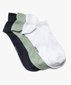 GEMO Chaussettes ultra coutes de sport femme (lot de 3) vert standard