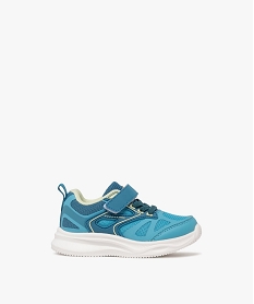 baskets bebe garcon legeres running en mesh et a scratch bleu standard baskets et tennisF047201_1