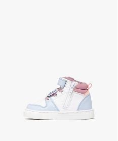 baskets mid-cut imprimees cœurs bebe fille - stitch violet standard baskets et tennisF048201_3