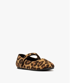 ballerines fille leopard avec bride scratch multicoloreF060401_2