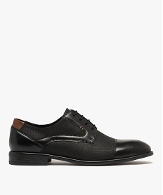 derbies homme dessus bi-matiere - mario baldano noir vifF062101_1