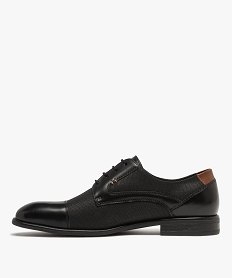 derbies homme dessus bi-matiere - mario baldano noir vifF062101_3