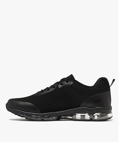 baskets homme en mesh et a lacets avec semelle a bulles dair - nasa noir vifF063001_3