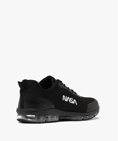 baskets homme en mesh et a lacets avec semelle a bulles dair - nasa noir vifF063001_4