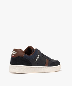 baskets basses a lacets multimatieres homme - lee cooper bleuF065301_4