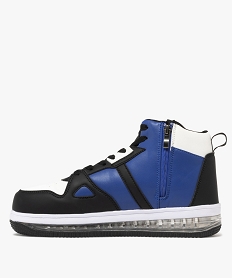 baskets homme mid-cut a zip avec semelle a bulle dair plateforme - nasa bleu vifF065801_3