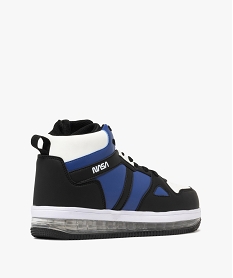 baskets homme mid-cut a zip avec semelle a bulle dair plateforme - nasa bleu vifF065801_4