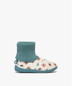 GEMO Chaussons bébé garçon à col chaussette petit renard bleu standard