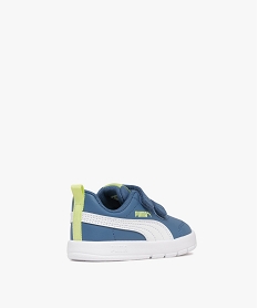 baskets bebe garcon a double scratch court flex v3 - puma bleu vif baskets et tennisF089101_4