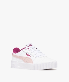 baskets fille a semelle epaisse rainuree carina 2.0 - puma blanc chine basketsF092201_2