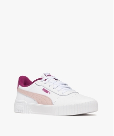 baskets fille a semelle epaisse rainuree carina 2.0 - puma blanc standardF092301_2