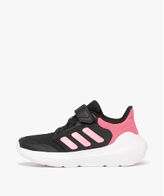 GEMO Baskets fille à scratch et semelle amortissante Tensaur Run - Adidas noir vif