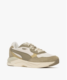 baskets homme running dessus en mesh et details suedes xray speed lite - puma beige standardF097801_2