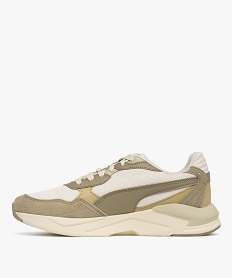 baskets homme running dessus en mesh et details suedes xray speed lite - puma beige standardF097801_3