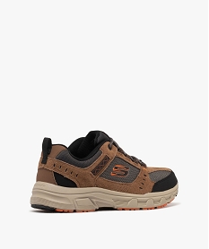 basket de marche a lacets oak canyon homme - skechers marron chineF097901_4