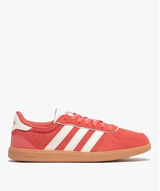 baskets femme a bout amande et a lacets avec bandes contrastantes breaknet sleek- adidas orange standardF098601_1