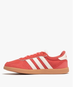 baskets femme a bout amande et a lacets avec bandes contrastantes breaknet sleek- adidas orange standardF098601_3