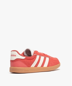 baskets femme a bout amande et a lacets avec bandes contrastantes breaknet sleek- adidas orange standardF098601_4